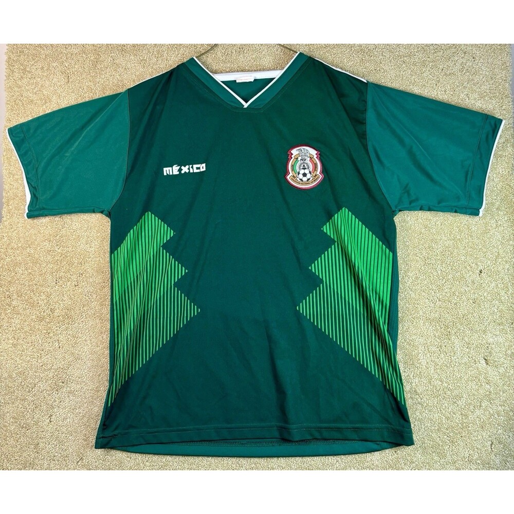 Mexico Jersey Green Soccer Futbol 2018 Home Player Version Mens Medium